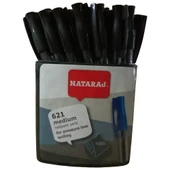 Nataraj 621 Tükenmez Kalem Siyah 45'li - 1