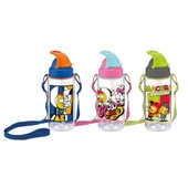 Renga Kral Şakir Desenli Pipetli Tritan Matara 500 Ml Yeşil - 1