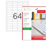 Tanex A4 Lazer Etiket, ölçü 48.5×16.9 Mm Tw 2564 - 1
