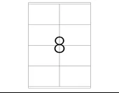 Tanex A4 Lazer Etiket, ölçü 105×72 Mm Tw 2408 - 2