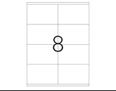 Tanex A4 Lazer Etiket, ölçü 105×72 Mm Tw 2208 - 2