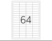 Tanex A4 Lazer Etiket, ölçü 48.5×16.9 Mm Tw 2564 - 2