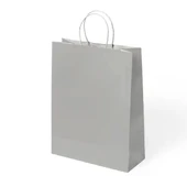 Kika Büküm Saplı Çanta 31X12X41 Gümüş - 1