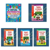 Bıcırıklı 5 Li Matematik Boyama Kitabı (sayıları Tanıma&geometri Ve Örüntü&çarpma Ve Bölme&toplama Ve Çıkarma&matematik Çok Kolay) - 1