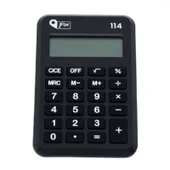 Pin Cep Tipi Hesap Makinesi Siyah Renk - 1