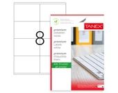 Tanex Tw - 2408 A4 Lazer Etiket, Standart ölçü 105×72 Mm - 1