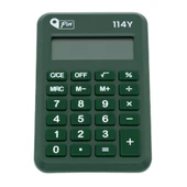 Pin Cep Tipi Hesap Makinesi Yeşil Renk - 1