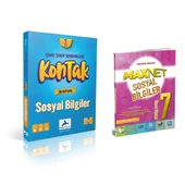 Paraf Yayınları 7.sınıf Kontak Sosyal Bil. Deneme &  7.sınıf Sosyal Bil. Soru Kitabı - 1
