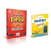 Paraf Yayınları 8.sınıf Kontak Matematik Deneme & 8.sınıf Türkçe Soru Kitabı - 1