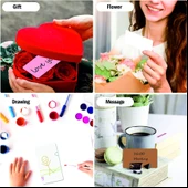 Boş Kelime Kartları 5x8 cm - 50 Adet Oval Kenarlı | Tabu & Not Kartları - Kraft - 4