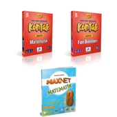 Paraf Yayınları 8.sınıf Kontak Matematik Fen Bil. Deneme &  8.sınıf Matematik Soru Kitabı - 1