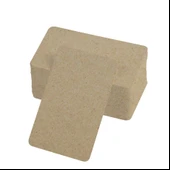 Boş Kelime Kartları 5x8 cm - 50 Adet Oval Kenarlı | Tabu & Not Kartları - Kraft - 1