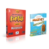 Paraf Yayınları 8.sınıf Kontak Matematik Deneme &  8.sınıf Matematik Soru Kitabı - 1