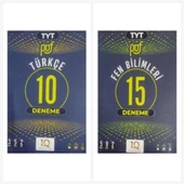 IQ Yayınları TYT Fen Bilimleri 15 Deneme & TYT Türkçe 10 Deneme - 1