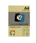 Alex Schoeller A4 Fotokopi Kağıdı 500 Lü Açık Sarı Alx 515 Canary - 2