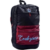 Trabzonspor Paraşüt Kumaş Trend Bordo Cepli Sırt Çantası 23272 Me Çanta - 1