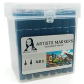 Mona Lisa Touchblack Marker 48 Renk - 1