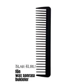 CEYLAN ADAM  Bukleli Saç Fön Wax Sonrası Tarak Karbon Nano Absolute Professional - 1