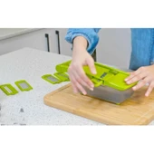 5 Başlıklı Hazneli Kaymaz Rende Jülyen Kesici Patates  Havuç Rendesi thumbnail 17