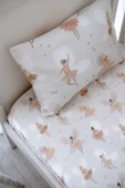 NOU Balerin Periler  Organik Bebek Lastikli Çarşaf Seti (60x120+15) - Fairy Garden - 1