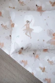 NOU Balerin Periler  Organik Bebek Lastikli Çarşaf Seti (60x120+15) - Fairy Garden - 3
