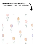 NOU Renkli Laleli Welsoft Battaniye (80x120) - Spring Tulip - 4