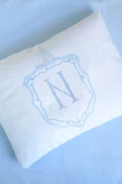 NOU Harf Serisi N Harfi Bebek Boy Nevresim Seti ( 100X150) - Noble Serie - MAVİ - 4