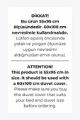 NOU Anne Yanı Beşik Yorgan Seti ( 55 x 95 Yorgan ) + ( 25 x 45 Yastık ) - 3