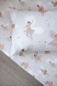 NOU Balerin Periler Organik Bebek Lastikli Çarşaf Seti (80X140+15) - Fairy Garden - 3