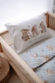 NOU Tavşanlı  Montessori Nevresim Seti (100x200) - Rabbit Garden - 1