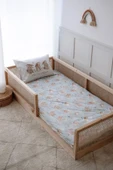 NOU Tavşanlı  Montessori Nevresim Seti (100x200) - Rabbit Garden - 2