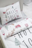 NOU Holly Jolly Yeni Yıl Tek Kişilik Nevresim Takımı (160x220) - 5