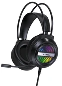 Claw's Fusion 7.1 Surround 50MM Sürücülü USB Rgb Ergonomik Gaming Oyuncu Kulaklığı - Siyah - 4