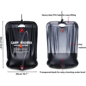 20 Litre Solar Isıtıcılı Kamp Duş Torbası thumbnail 3