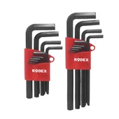 Rodex 9'lu Alyan Seti Hex Tip Kısa AL101T - 1