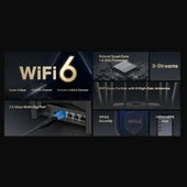 Mercusys MR90X AX6000 8-Stream WiFi 6 Router - 4