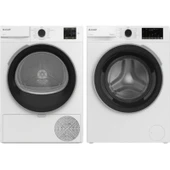 Arçelik 9100 Dmx Çamaşır Makinesi - 800 Kmx Kurutma Makinesi - 1