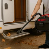 Kress KH035.9 20Volt 250W/17Kpa Kömürsüz Flexi Esnek Hortumlu Profesyonel Şarjlı Islak/Kuru Süpürge & Üfleme (Akü Dahil Değildir) - 12