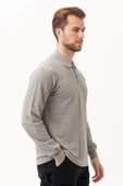 GAURA POLO T-SHIRT GRİ MELANJ thumbnail 2