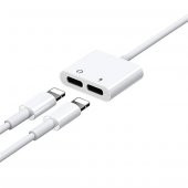 Joyroom S-M403  Iphone Lightning To Ligtning Ses Şarj Çoğaltıcı - 1