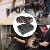 Kress KAD22 20Volt 6.0Ah Kross Pack Li-ion Çift Akü ve Akü Şarj Cihazı - 6