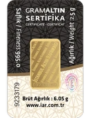 2,5 GRAM 24 AYAR İAR GRAMALTIN - 2