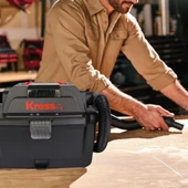 Kress KH035.9 20Volt 250W/17Kpa Kömürsüz Flexi Esnek Hortumlu Profesyonel Şarjlı Islak/Kuru Süpürge & Üfleme (Akü Dahil Değildir) - 11