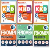 KURMAY KKD+FENOMEN 8A 8. SINIF MATEMATİK+FEN B.+TÜRKÇE (6 KİTAP) - 1
