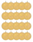 20 Adet Eski Tarihli Tam Altın - 1