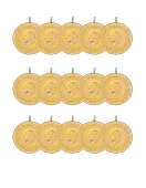 15 Adet Eski Tarihli Çeyrek Altın - 1