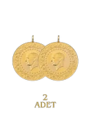 2 Adet Eski Tarihli Çeyrek Altın - 2