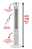 İnova Cold Tower Kule Tipi Büyük Boy 65 Watt Kumandalı Serinletici Vantilatör thumbnail 3