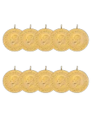 10 Adet Eski Tarihli Yarım Altın - 1