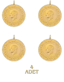 4 Adet Eski Tarihli Tam Altın - 2